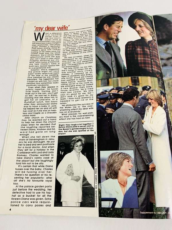 Lady Diana and Prince Charles Magazine Memorabilia