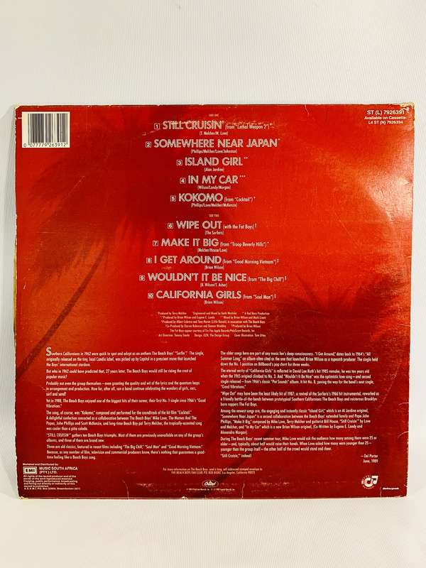 Vinyl Record LP: The Beach Boys - Still Cruising