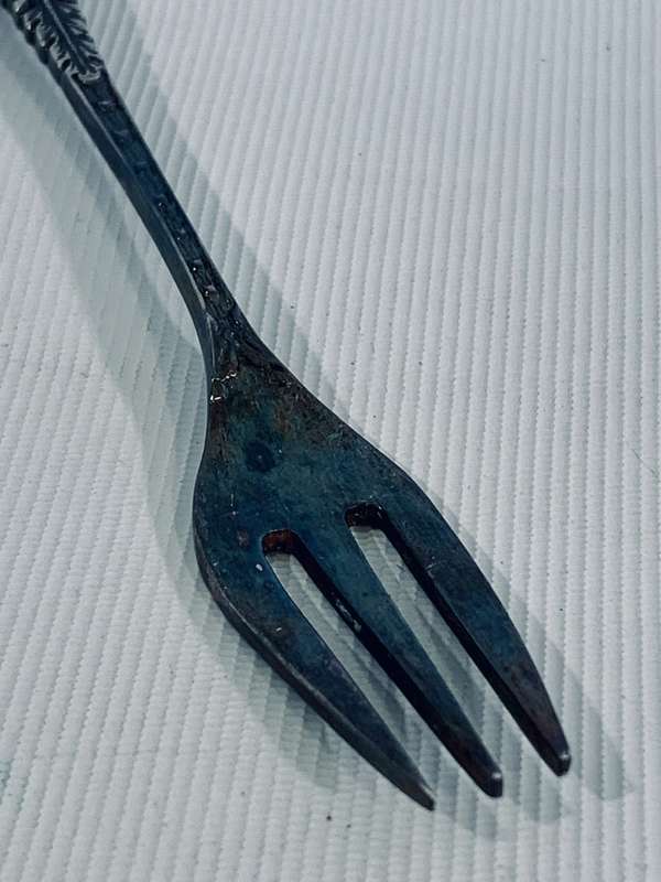 6 x Silver Plated Dutch Windmill Dessert Forks
