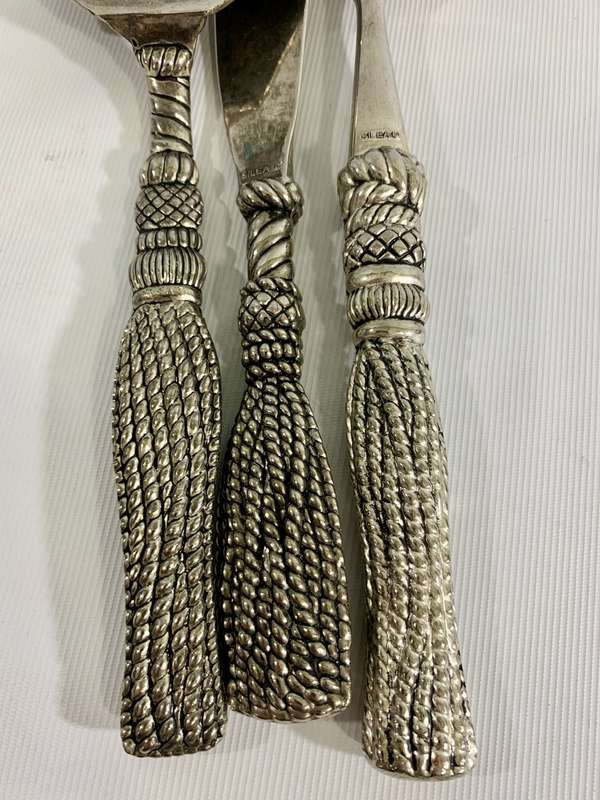 3 x Silea Silver Plated Serving Utensils