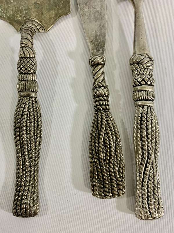 3 x Silea Silver Plated Serving Utensils