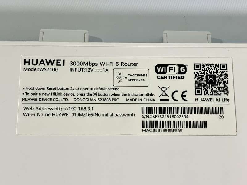 HUAWEI WiFi AX3 Dual-core High Performance WiFi 6 Router