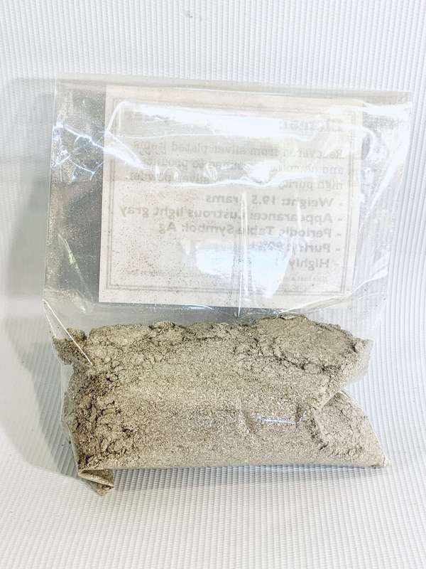 Chemically Refined Silver (Ag) 99 Purity (just under 20 grams)