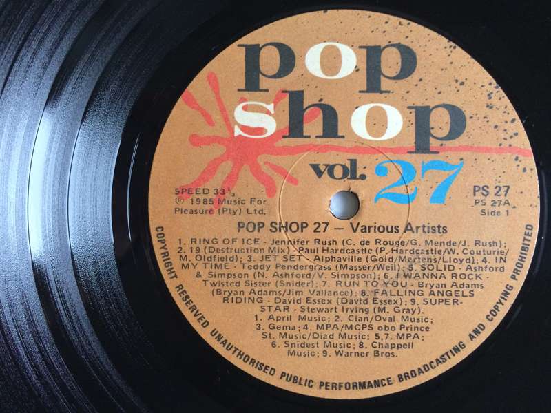 Pop Shop 27 (Vinyl LP) (Cover VG+, LP VG+)
