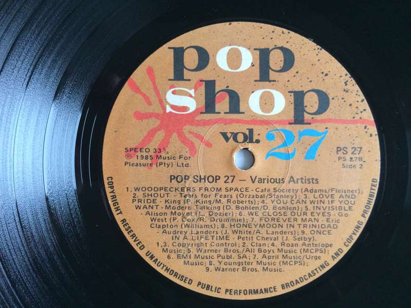 Pop Shop 27 (Vinyl LP) (Cover VG+, LP VG+)