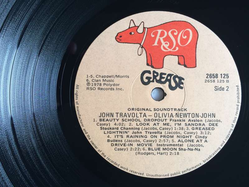 Various  Grease (2 x Vinyl LP) (Cover VG+, LP's VG to VG+)