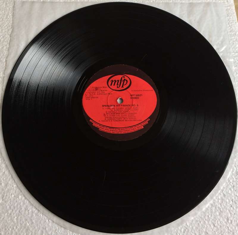 Springbok Hit Parade 8 (Vinyl LP) (Cover Fair, LP Fair)