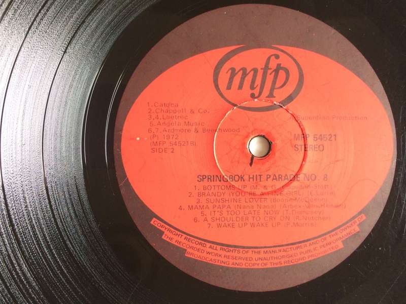 Springbok Hit Parade 8 (Vinyl LP) (Cover Fair, LP Fair)