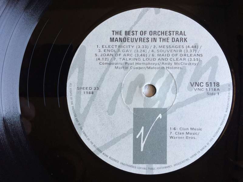Orchestral Manoeuvres In The Dark - The Best Of OMD (Vinyl LP) (Cover VG, LP VG+)