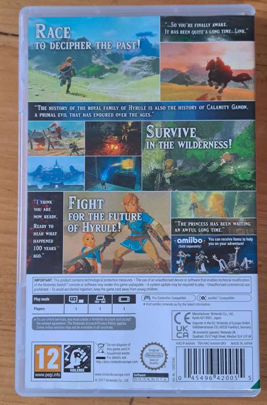 The Legend of Zelda: Breath of the Wild (Nintendo Switch)