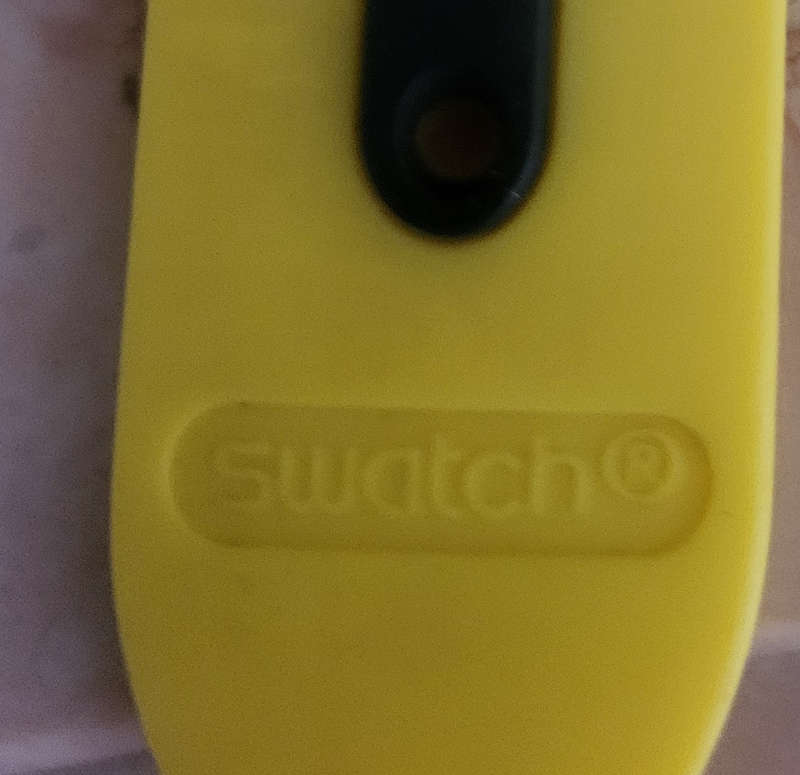AN AMAZING FUN SCUBA SWATCH " FARFALLINO GIALLO " !