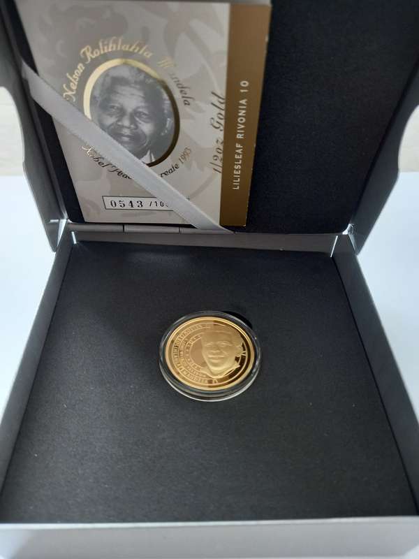 Rivonia Ten 1/2 ounce Proof Gold Coin
