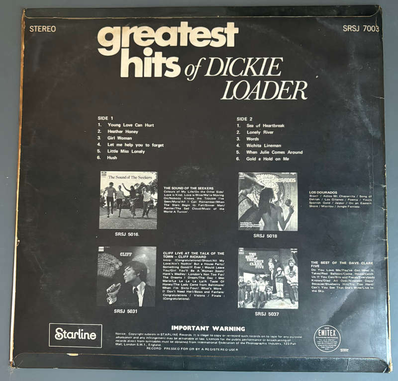 Dickie Loader - Greatest Hits