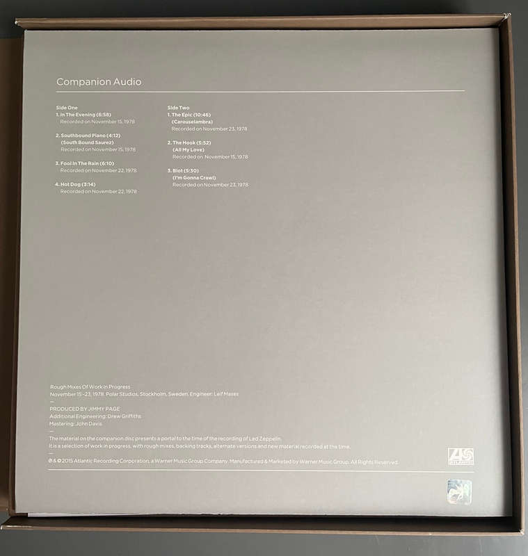 Led Zeppelin - In Through the Out Door Super Deluxe Box Set