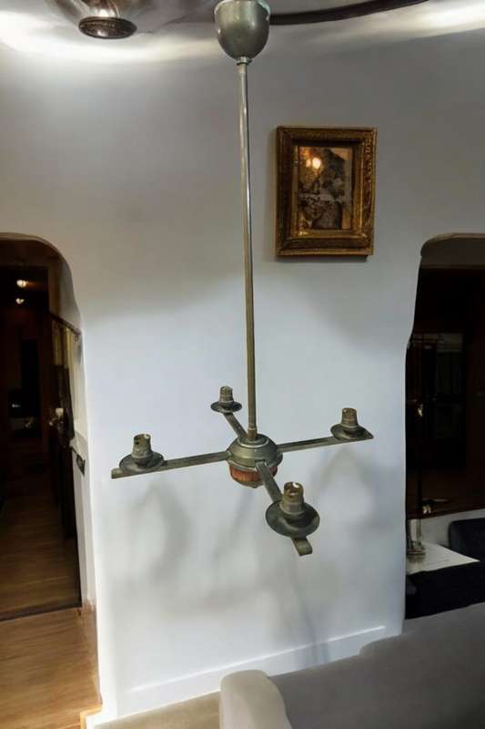 Retro 4 Light Chandelier