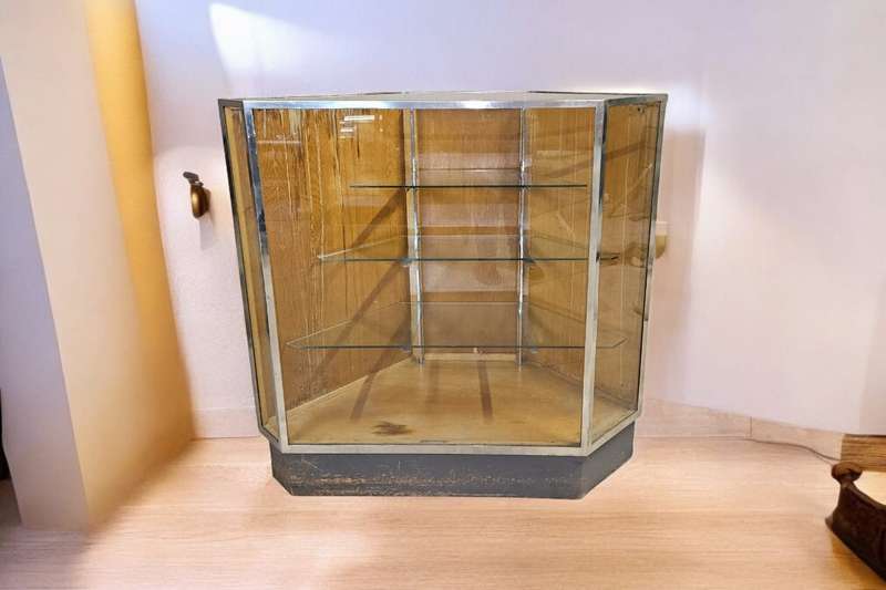 Hexagonal Corner Cabinet