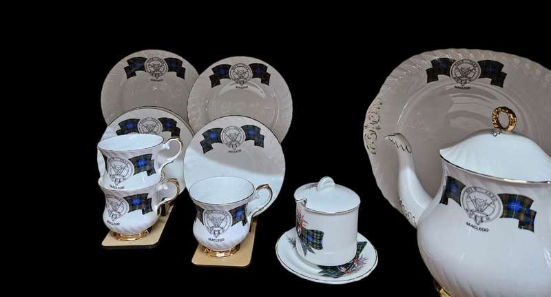 Vintage Scottish Macleod Tea Set