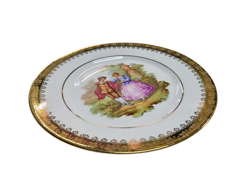 Vintage Goudeville Limoges France plate