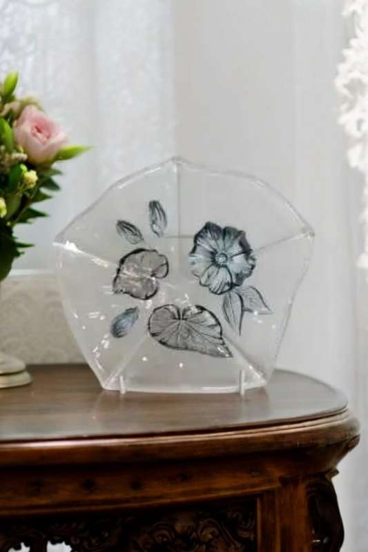 Mikasa Crystal Calypso Serving Bowl