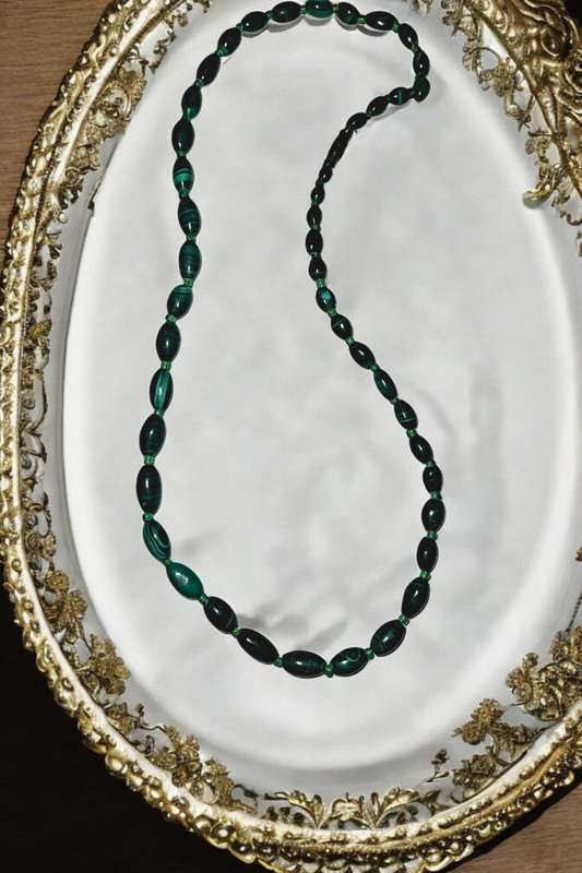 Malachite necklace