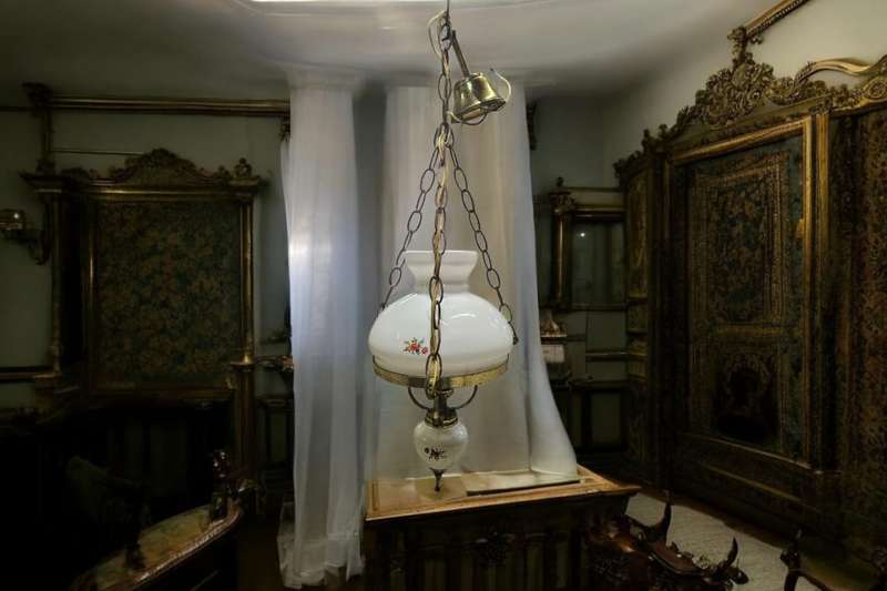 Vintage milk glass light fixture