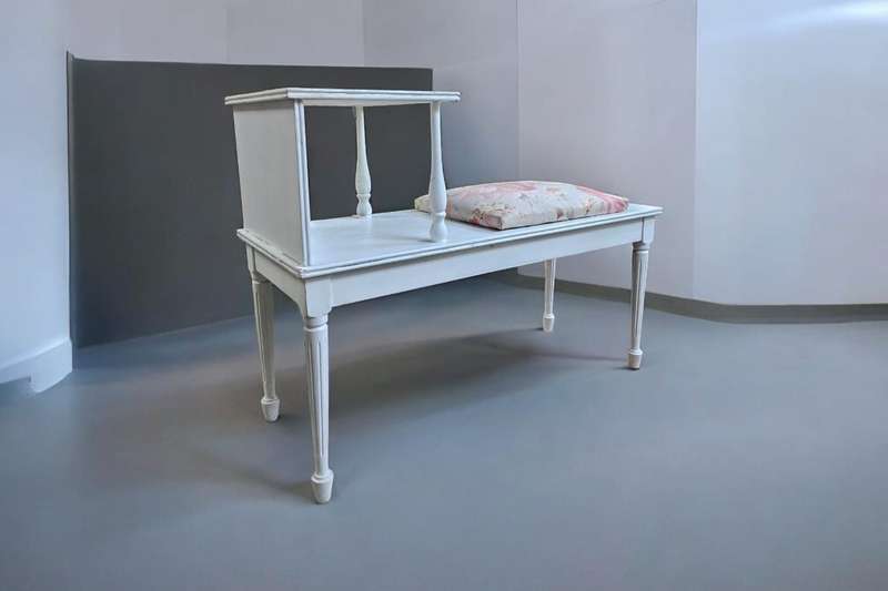 Painted Hartmann and Kepler telephone table