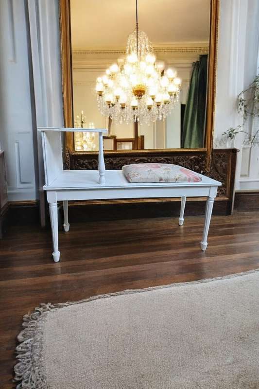 Painted Hartmann and Kepler telephone table