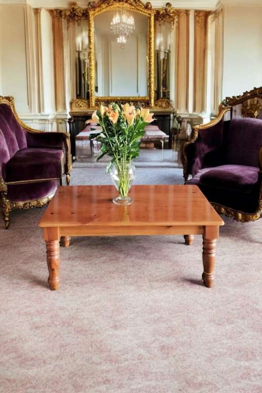Solid Oregon Rectangular Coffee Table