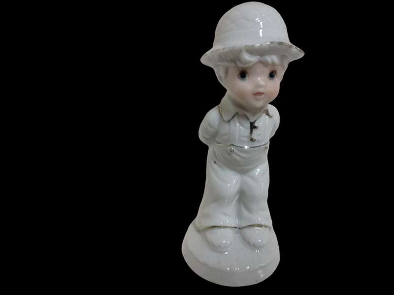 Exquisite Vintage Capodimonte Boy Figurine Crafted in Italy