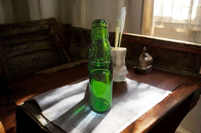 Soda Fountain Bottle with a marble stopper