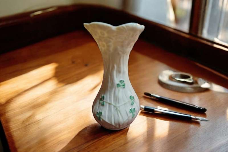 Large Belleek Classic Vase