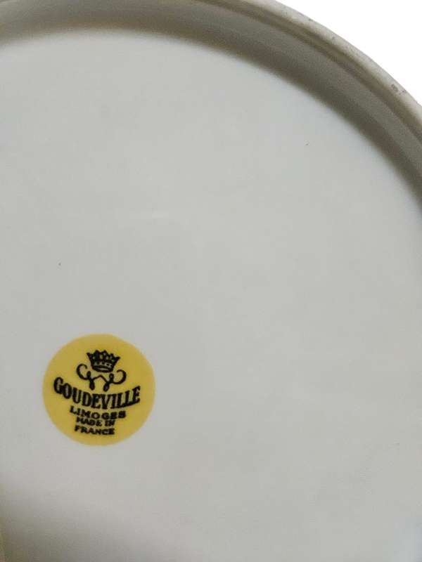 Vintage Goudeville Limoges France plate