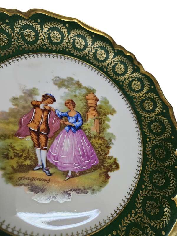 Limoges France Jammet Seignolles plate