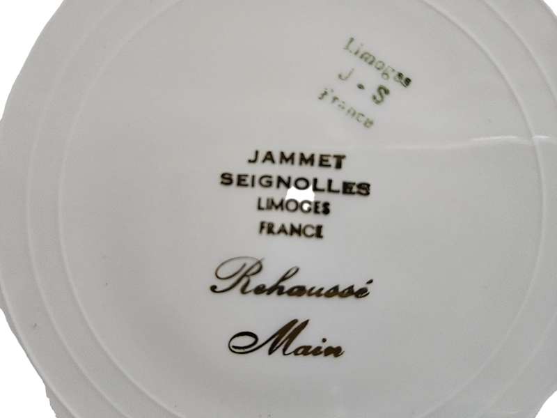 Limoges France Jammet Seignolles plate
