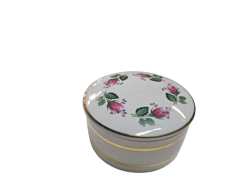 Portmeirion Rose design Stoke on Trent Trinket Box