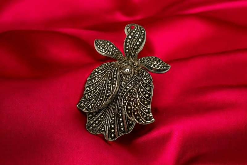 Vintage Marcasite Brooch