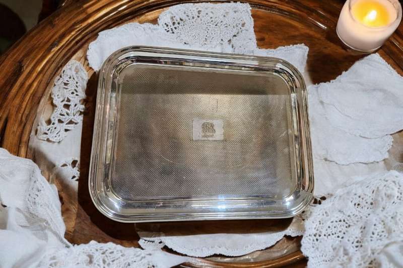 Silver plated tray