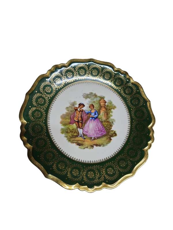 Limoges France Jammet Seignolles plate