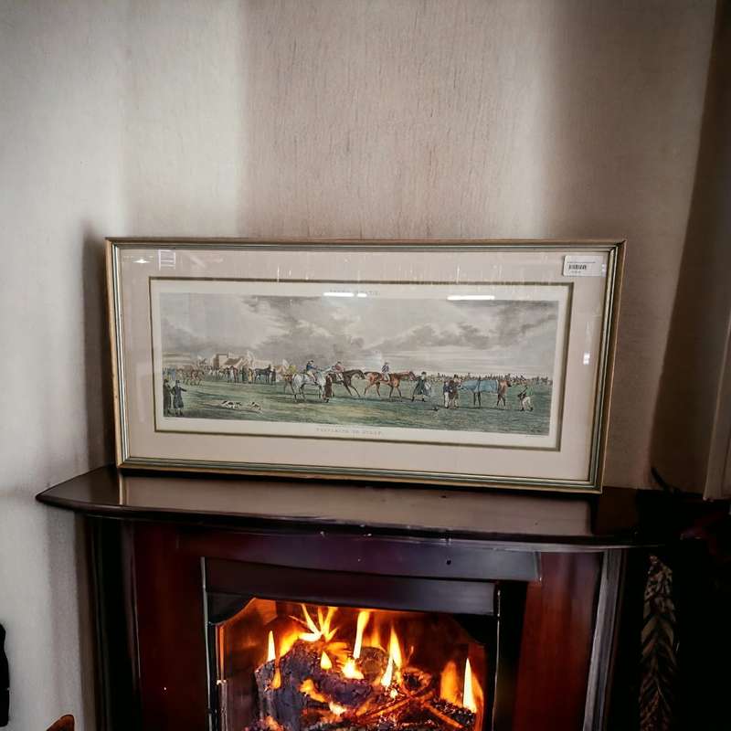 Ascot Heath Vintage Framed Horse Picture