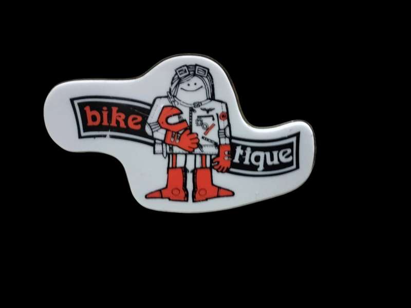 Vintage pair Bike Tique hard bags
