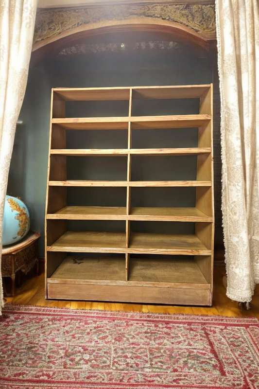 Wooden shelf