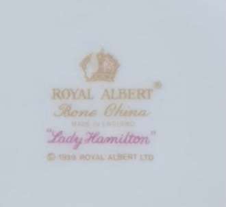 Lady Hamilton Royal Albert Bread Plate