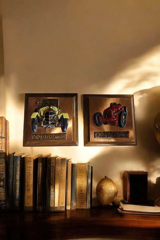 Vintage copper plaques