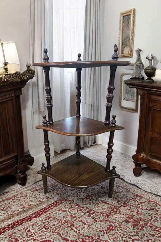 Timeless elegance of the Wot Not Stand, measuring 74x33x46cm