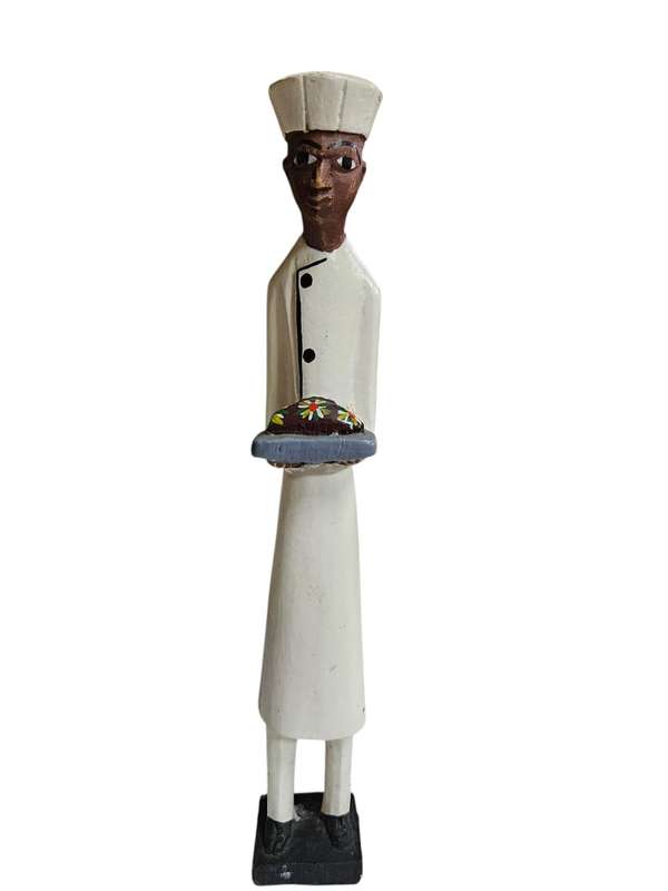 Wooden Colonial Figurine