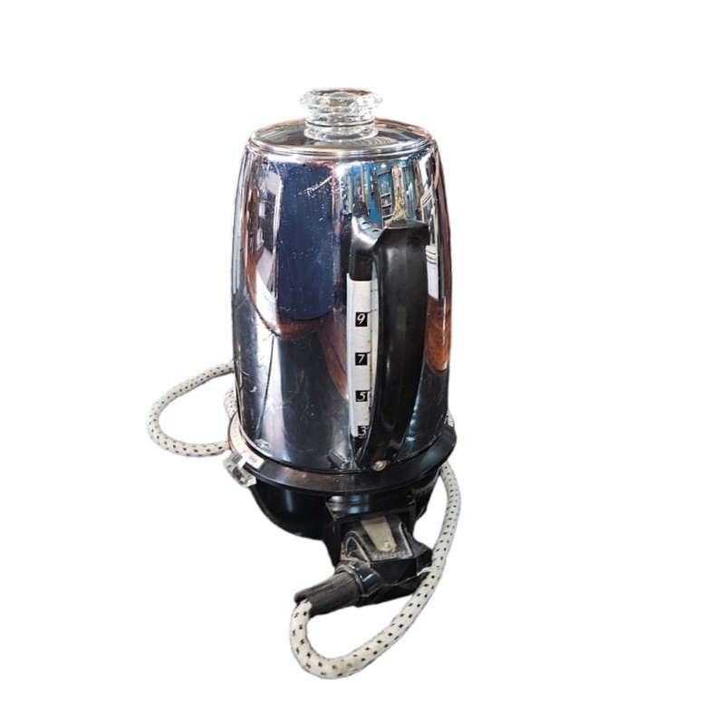 Retro GE General Electric 15P31 Automatic Percolator Coffee Pot with Cord B27