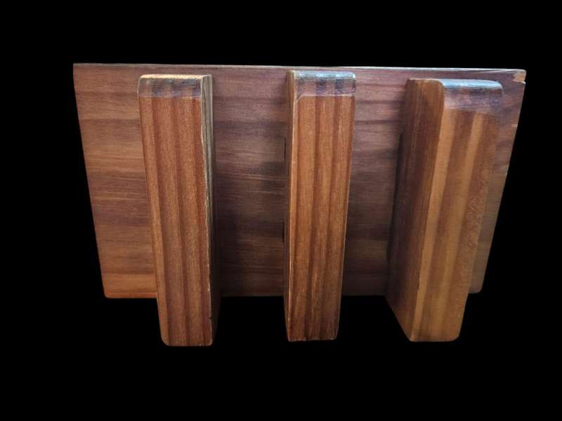 Vintage Wood Book Rack Tabletop