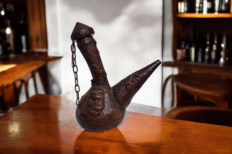 Vintage Leather Embossed Bottle