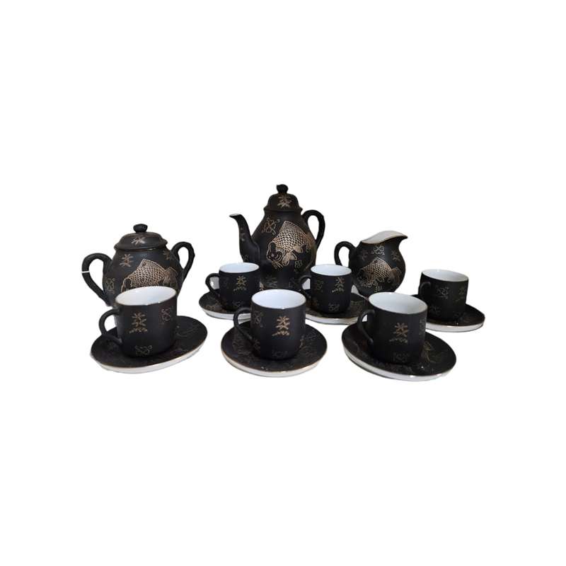 Japanese porcelain tea set