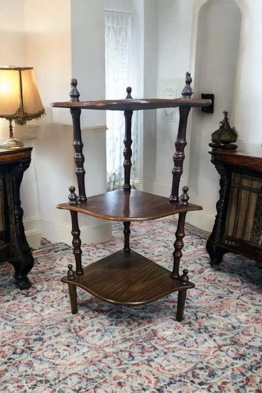 Timeless elegance of the Wot Not Stand, measuring 74x33x46cm